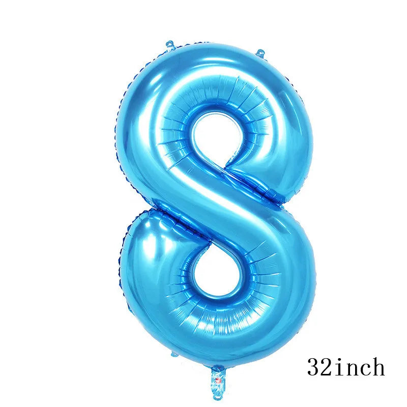 Spiderman Hulk Iron Man Foil Balloons Superhero Latex Ballon Happy Birthday Banner Hero Party Decoration Boy Child Cake Topper