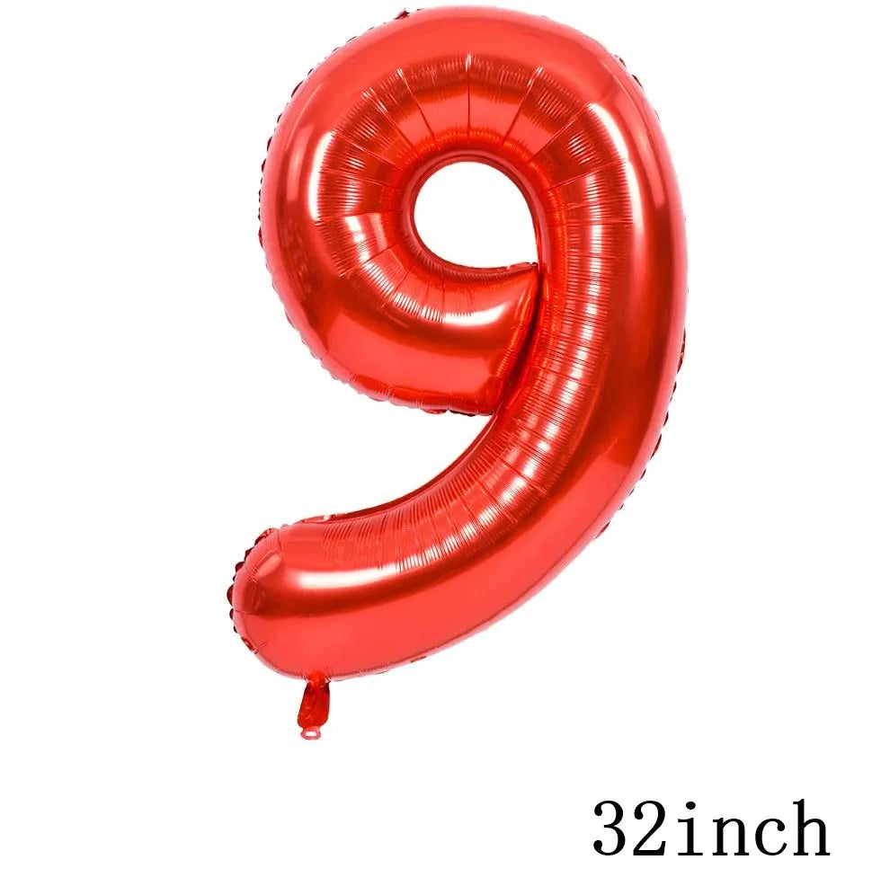 Spiderman Hulk Iron Man Foil Balloons Superhero Latex Ballon Happy Birthday Banner Hero Party Decoration Boy Child Cake Topper