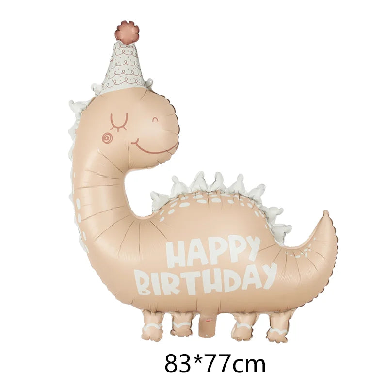 Cute Matte Animal Foil Balloon Cartoon Whale Penguin Bear Elephant Dinosaur Helium Balloons Kids Adult Birthday Party Decoration