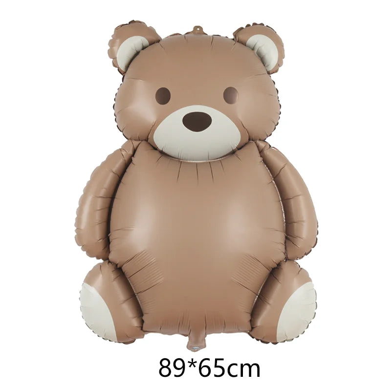 Cute Matte Animal Foil Balloon Cartoon Whale Penguin Bear Elephant Dinosaur Helium Balloons Kids Adult Birthday Party Decoration