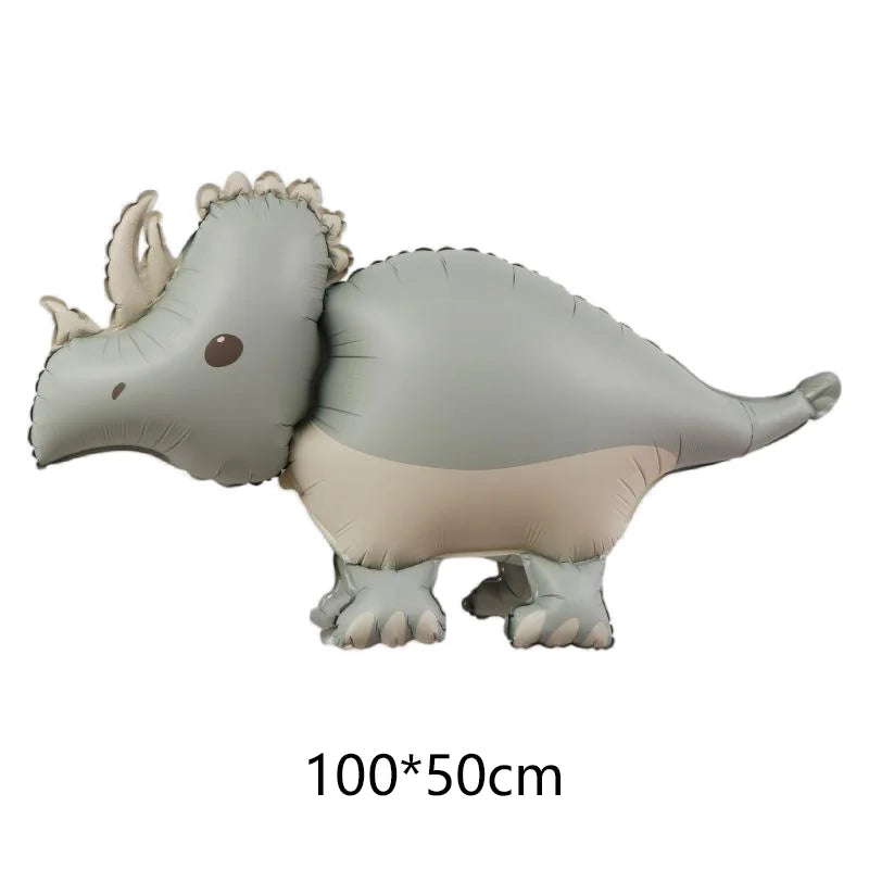 Cute Matte Animal Foil Balloon Cartoon Whale Penguin Bear Elephant Dinosaur Helium Balloons Kids Adult Birthday Party Decoration