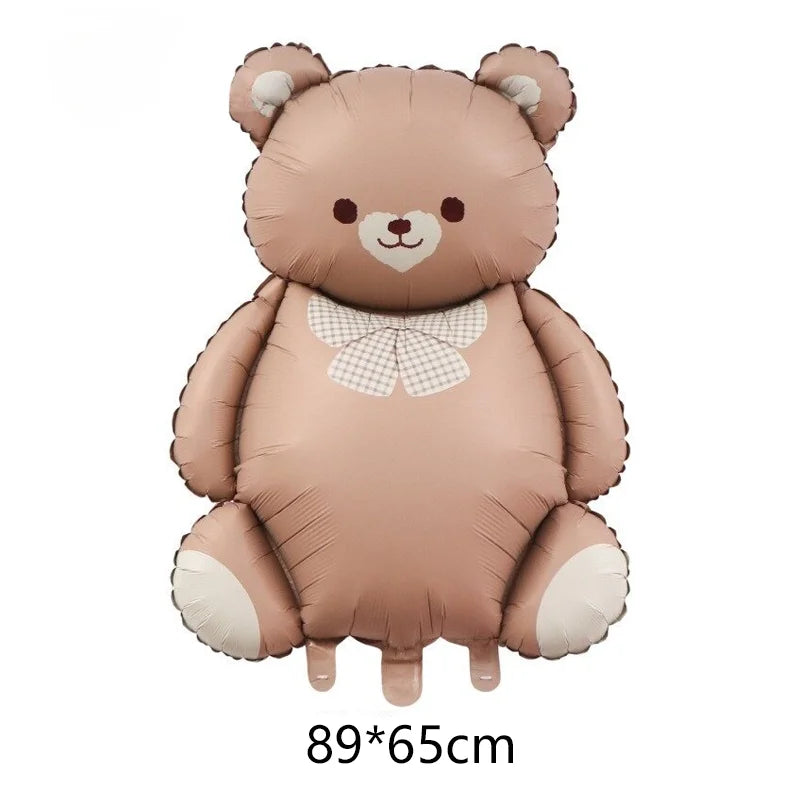 Cute Matte Animal Foil Balloon Cartoon Whale Penguin Bear Elephant Dinosaur Helium Balloons Kids Adult Birthday Party Decoration