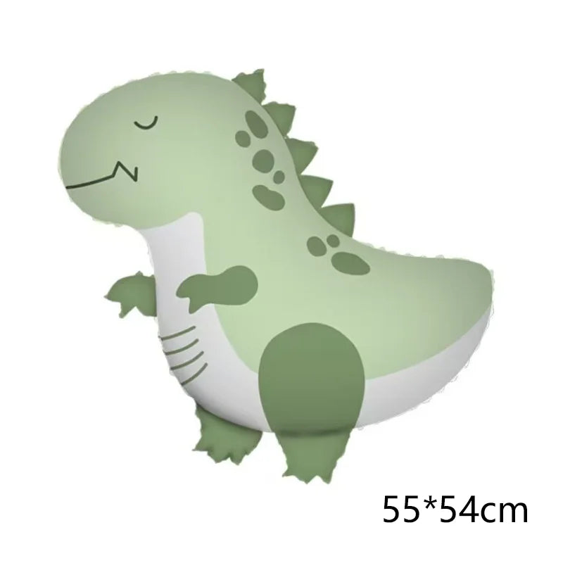 Cute Matte Animal Foil Balloon Cartoon Whale Penguin Bear Elephant Dinosaur Helium Balloons Kids Adult Birthday Party Decoration