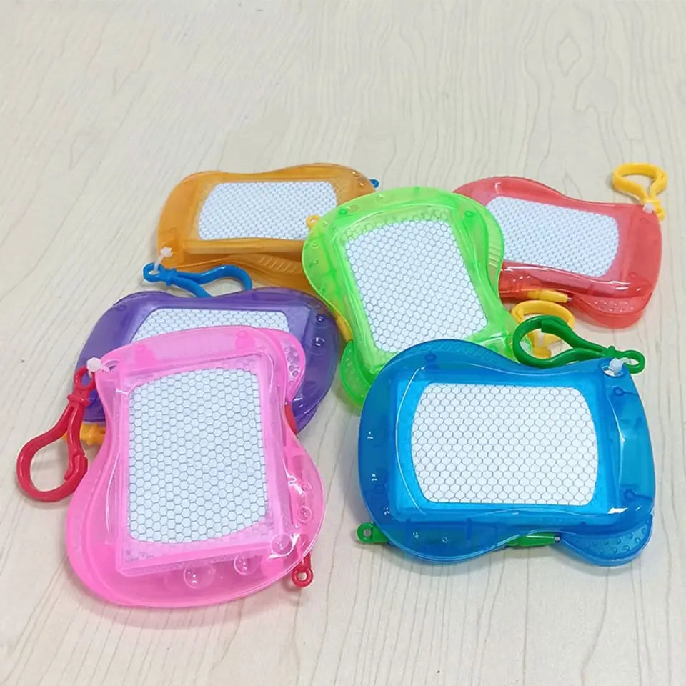 Portable Erasable Mini Drawing Board Birthday Party Doodle Doodle Writing Pad Reusable Key Chain Children's Drawing Board