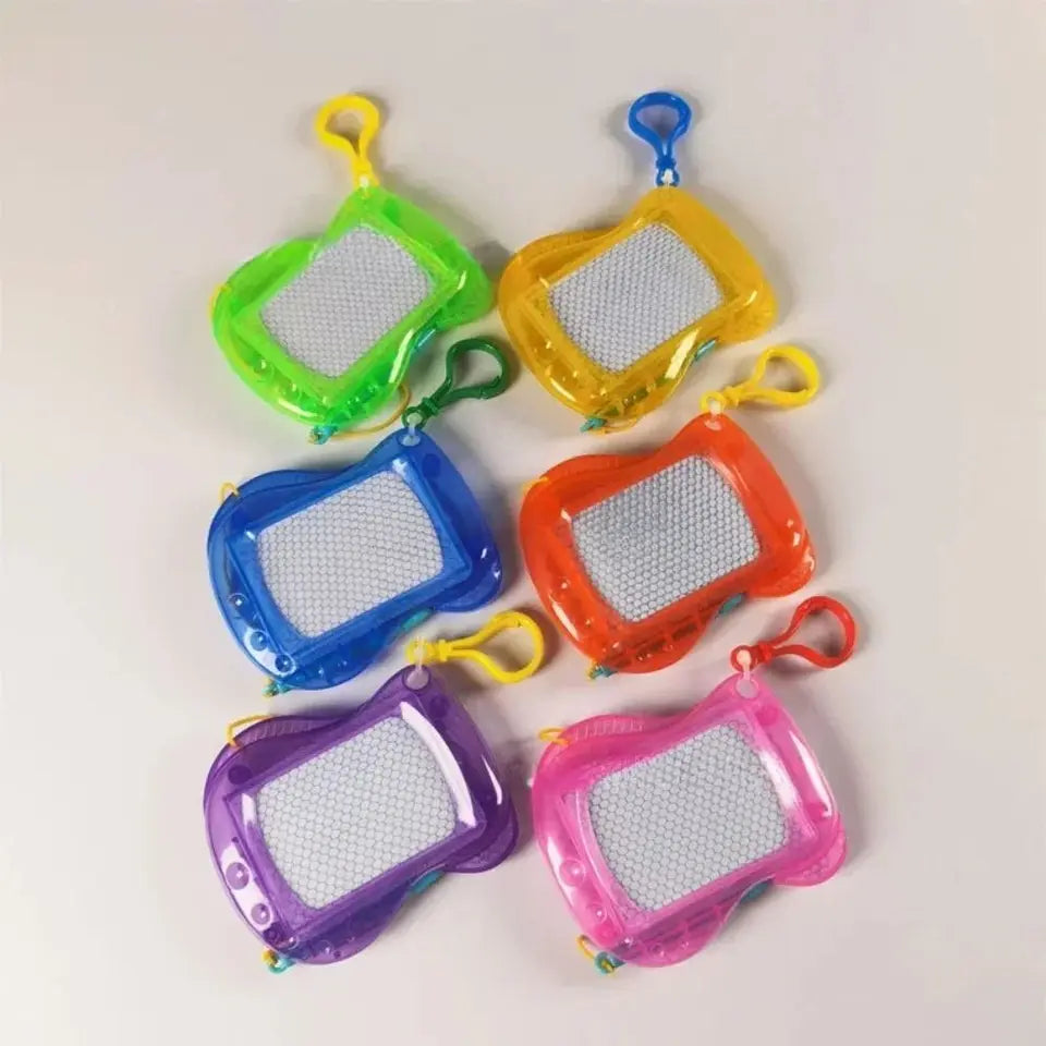 Portable Erasable Mini Drawing Board Birthday Party Doodle Doodle Writing Pad Reusable Key Chain Children's Drawing Board