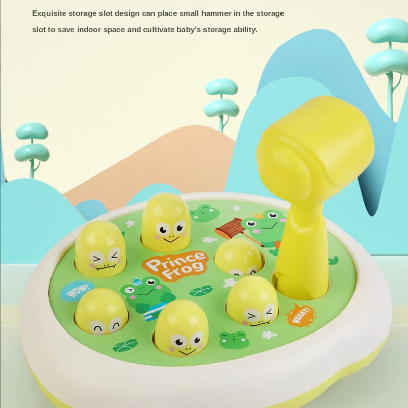 Cartoon Groundhog Toy Montessori Baby Toys Toddler Educational  Birthday Gift Animal Theme Knocking Game Parent Child Board Game